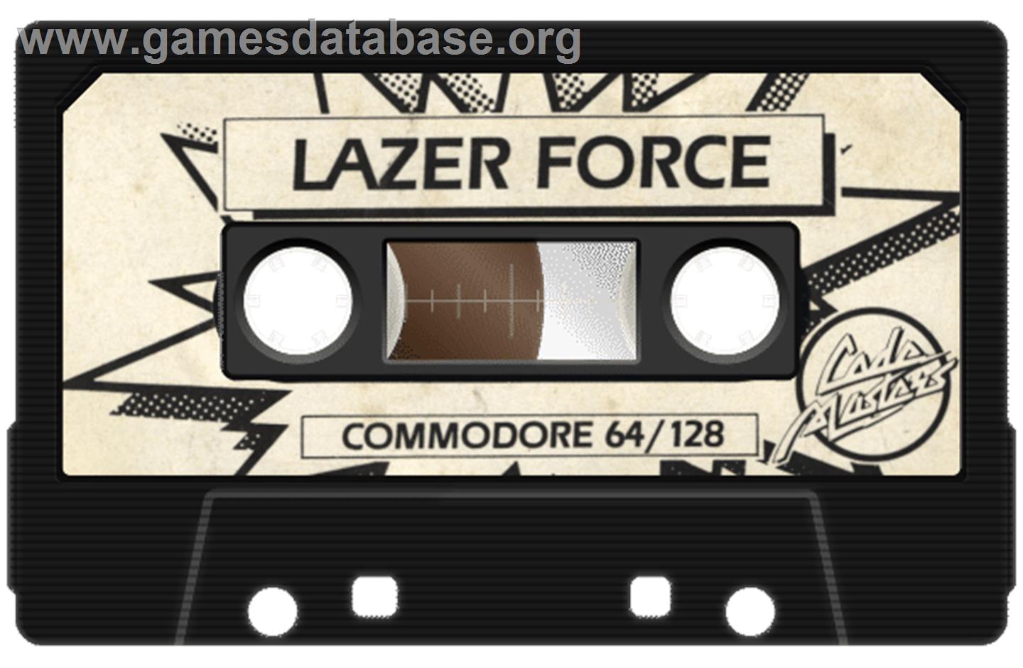 Lazer-force - Commodore 64 - Artwork - Cartridge