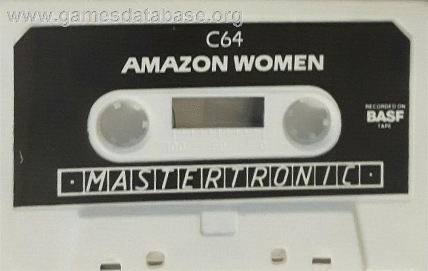 Legend Of The Amazon Women - Commodore 64 - Artwork - Cartridge