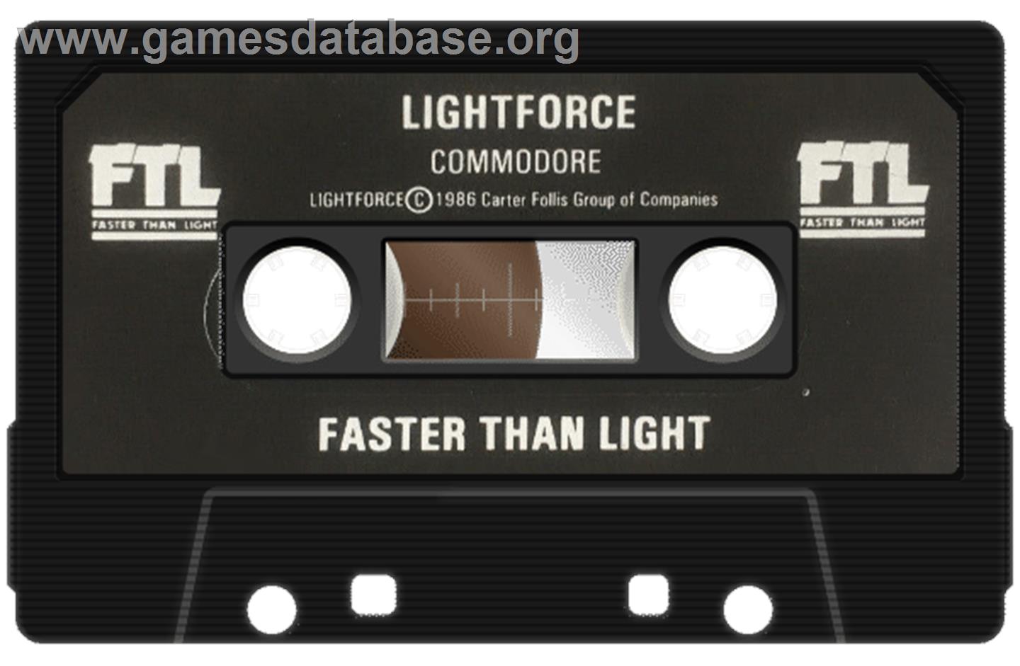 Light Force - Commodore 64 - Artwork - Cartridge
