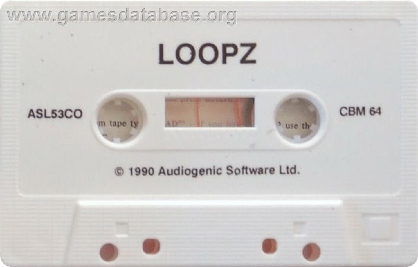 Loopz - Commodore 64 - Artwork - Cartridge