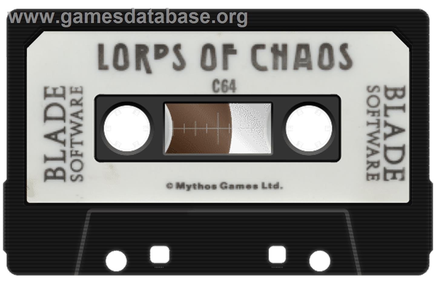 Lords of Chaos - Commodore 64 - Artwork - Cartridge