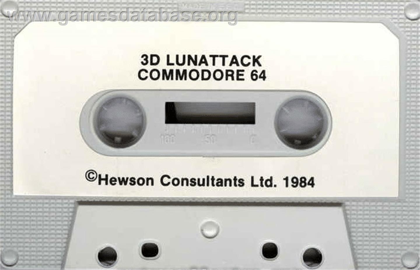 Lunattack - Commodore 64 - Artwork - Cartridge