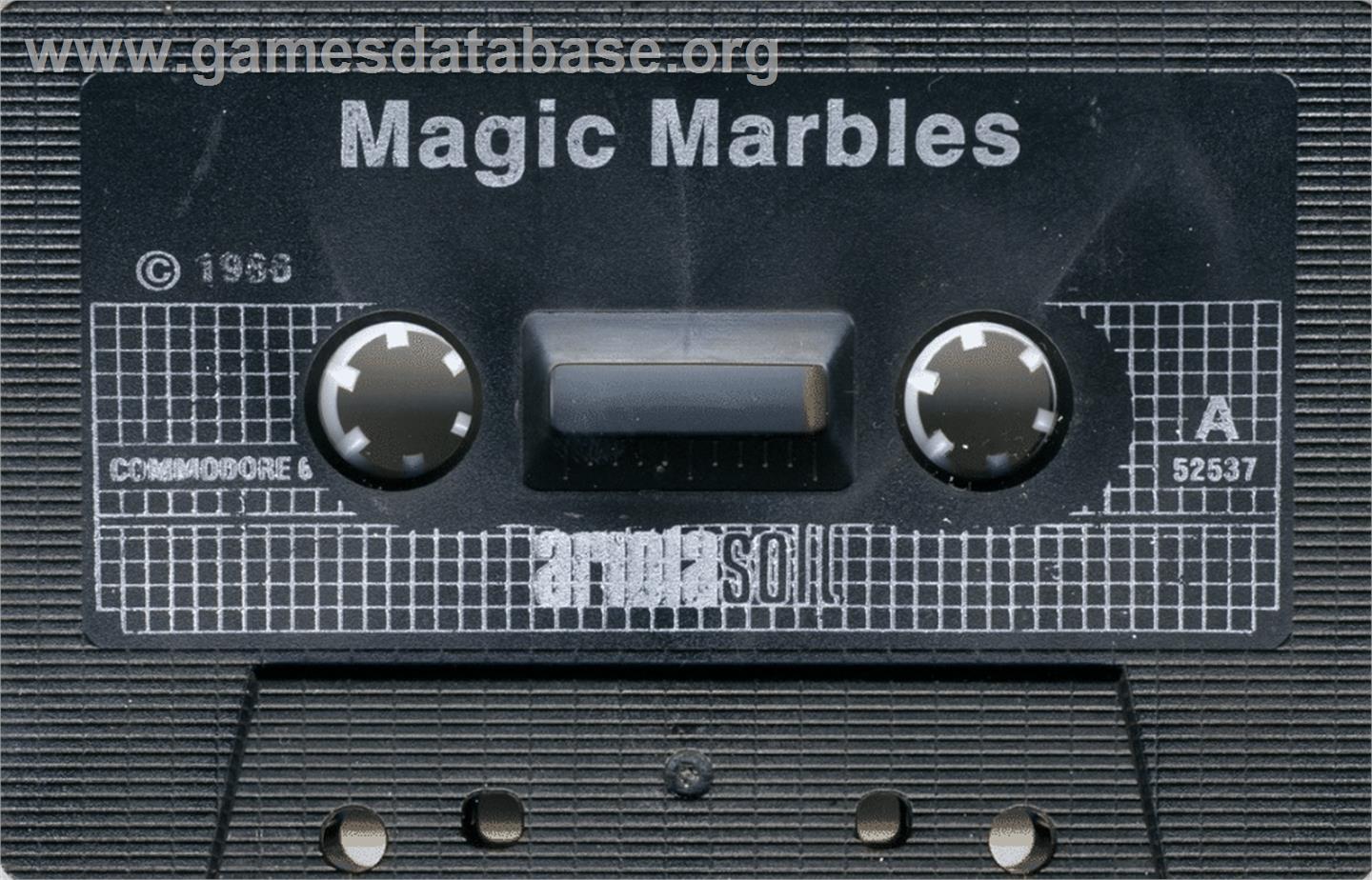 Magic Marbles - Commodore 64 - Artwork - Cartridge