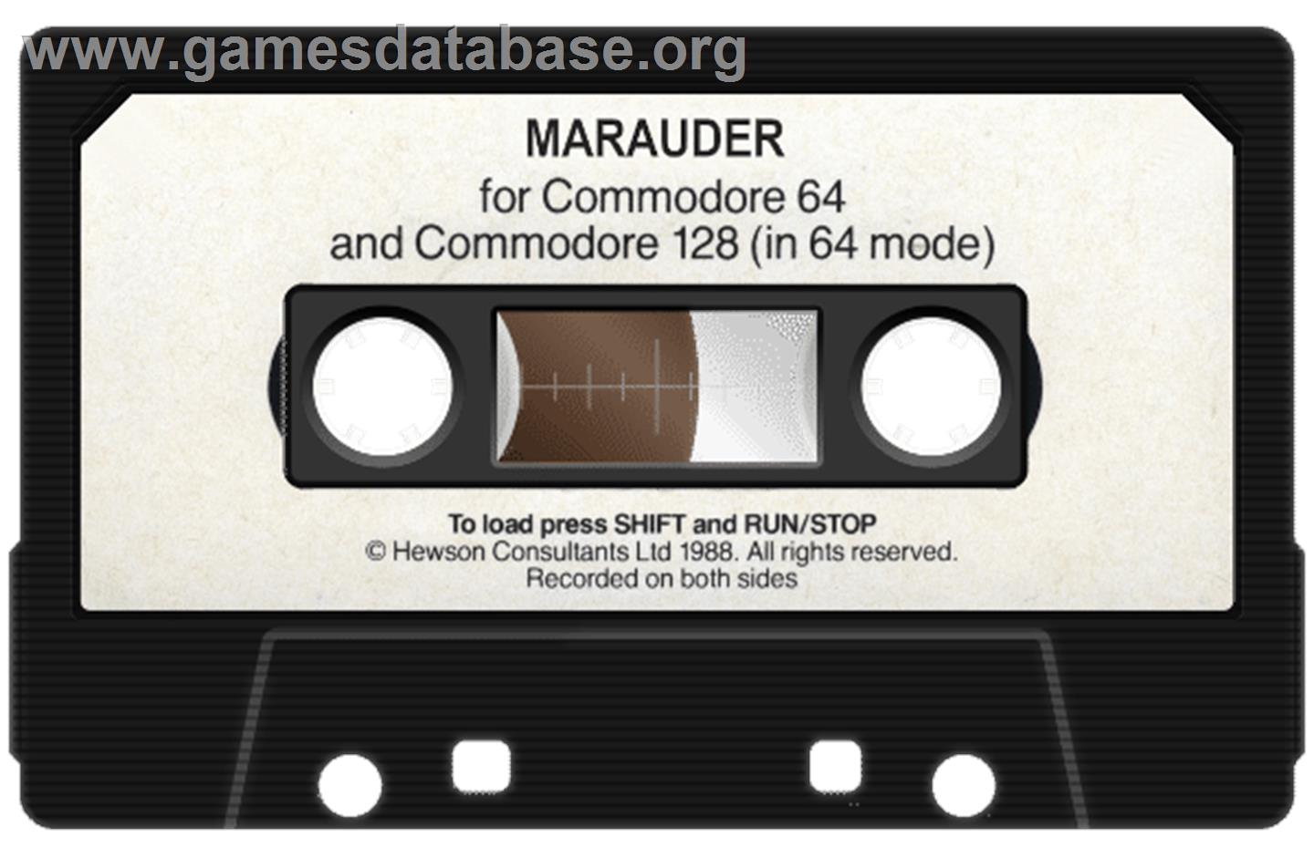 Marauder (Ahoy!) - Commodore 64 - Artwork - Cartridge