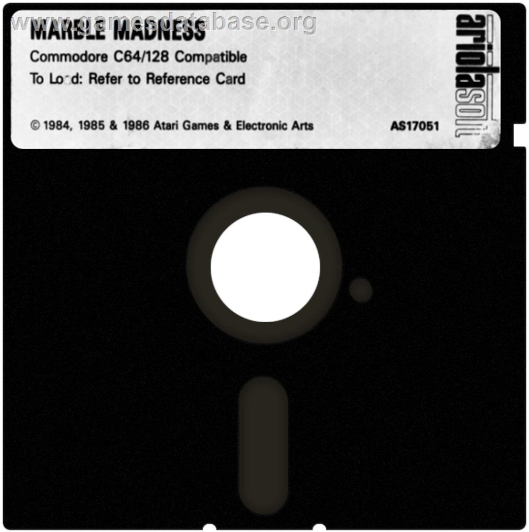 Marble Madness - Commodore 64 - Artwork - Cartridge