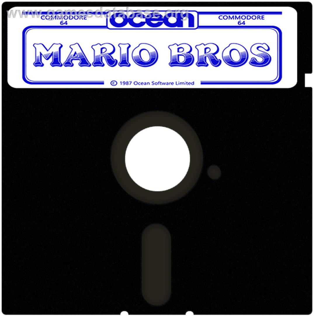 Mario Bros. - Commodore 64 - Artwork - Cartridge