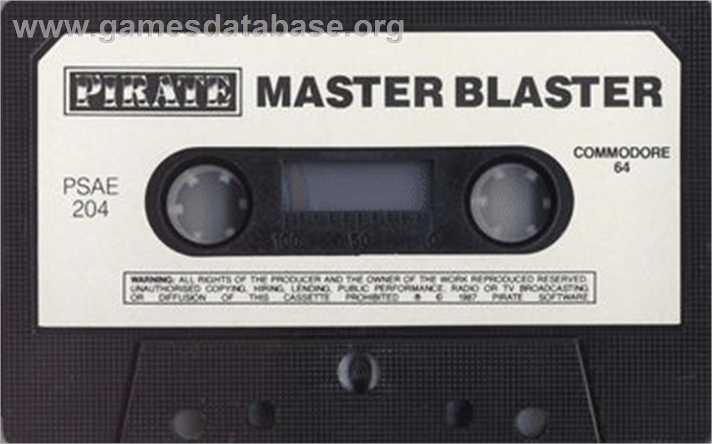 Master Blaster (Zeppelin Games) - Commodore 64 - Artwork - Cartridge