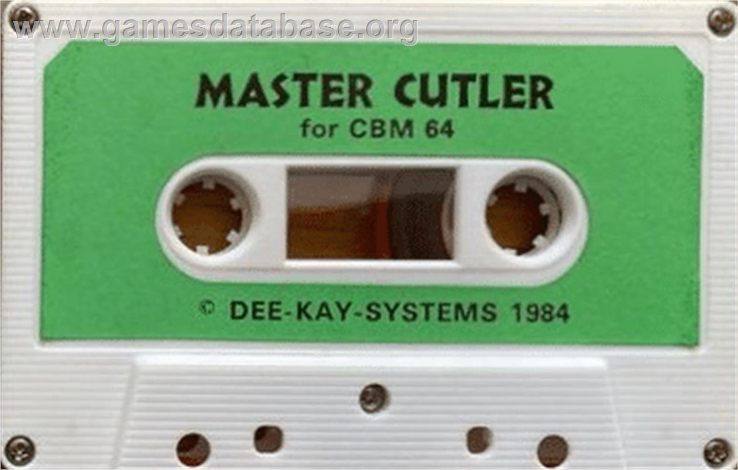 Master Cutler - Commodore 64 - Artwork - Cartridge