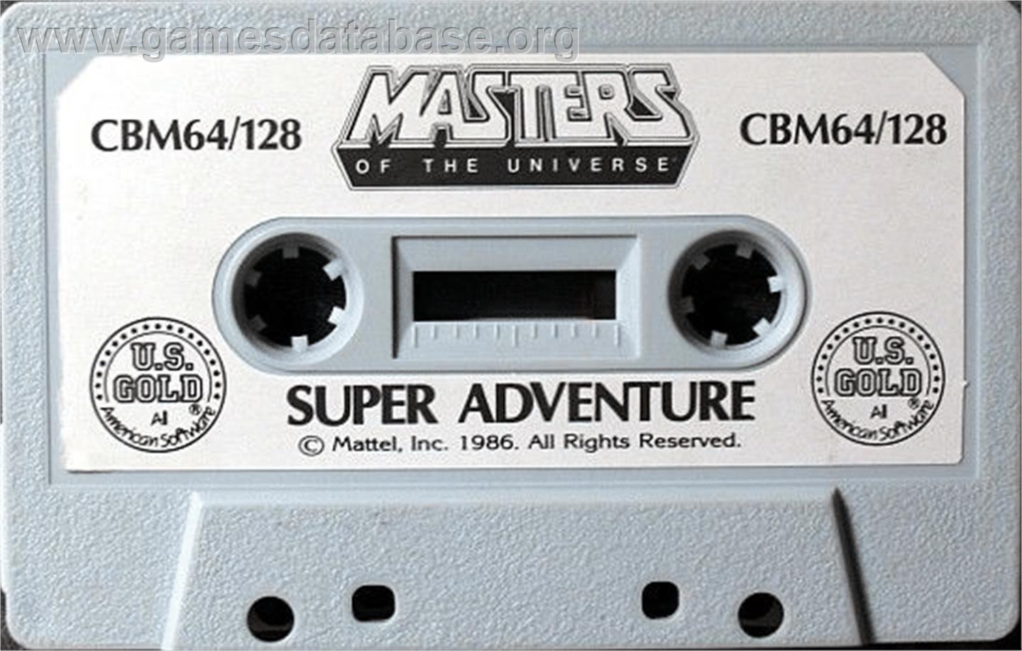Masters of the Universe: Super Adventure - Commodore 64 - Artwork - Cartridge