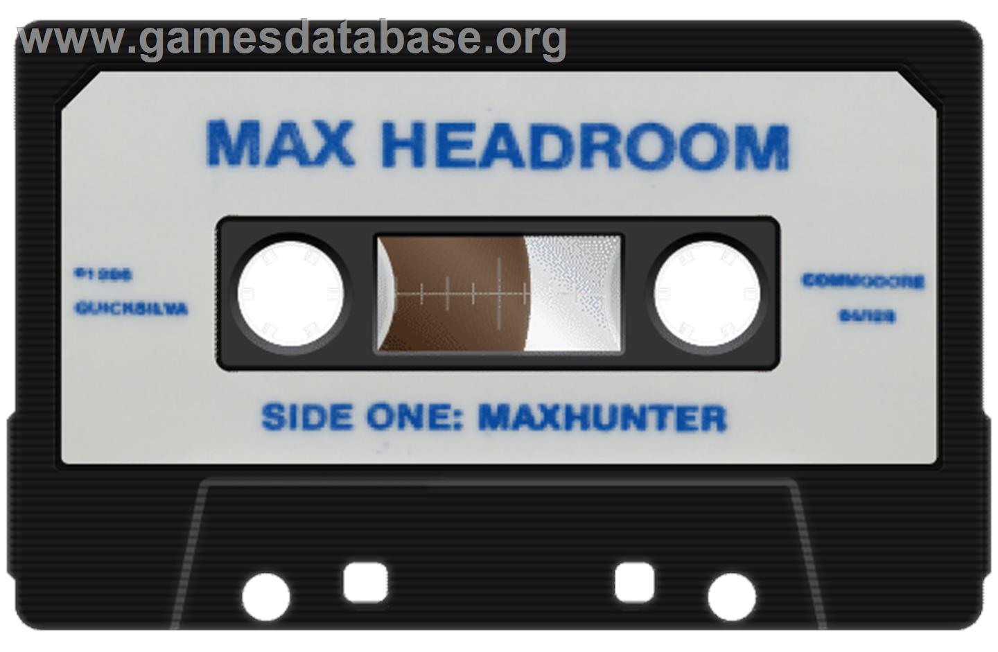 Max Headroom - Commodore 64 - Artwork - Cartridge