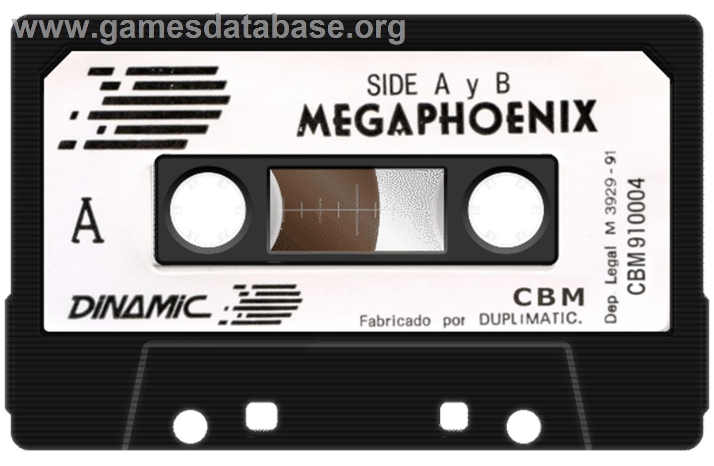 Mega Phoenix - Commodore 64 - Artwork - Cartridge