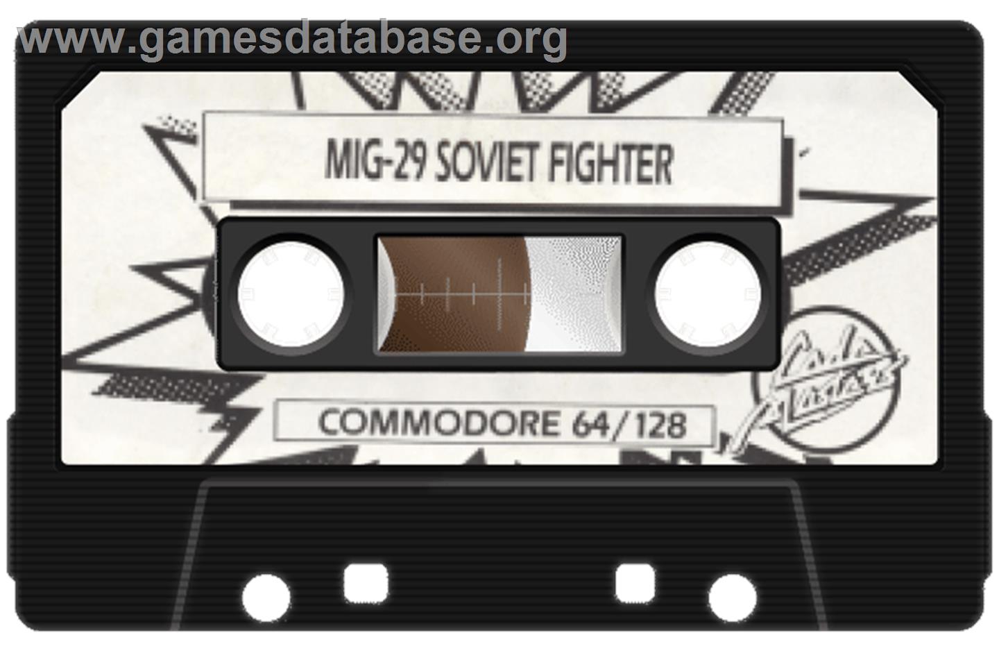 Mig-29 Soviet Fighter - Commodore 64 - Artwork - Cartridge