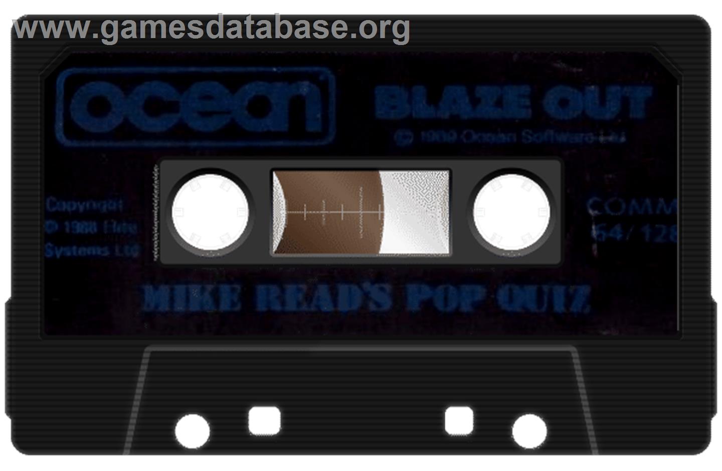 Mike Read's Computer Pop Quiz - Commodore 64 - Artwork - Cartridge