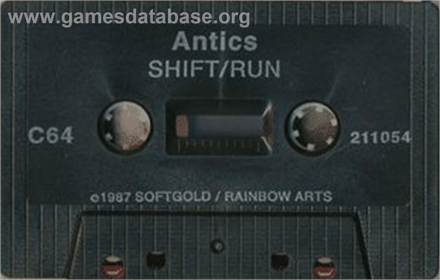 Mini Boulder - Antics - Commodore 64 - Artwork - Cartridge