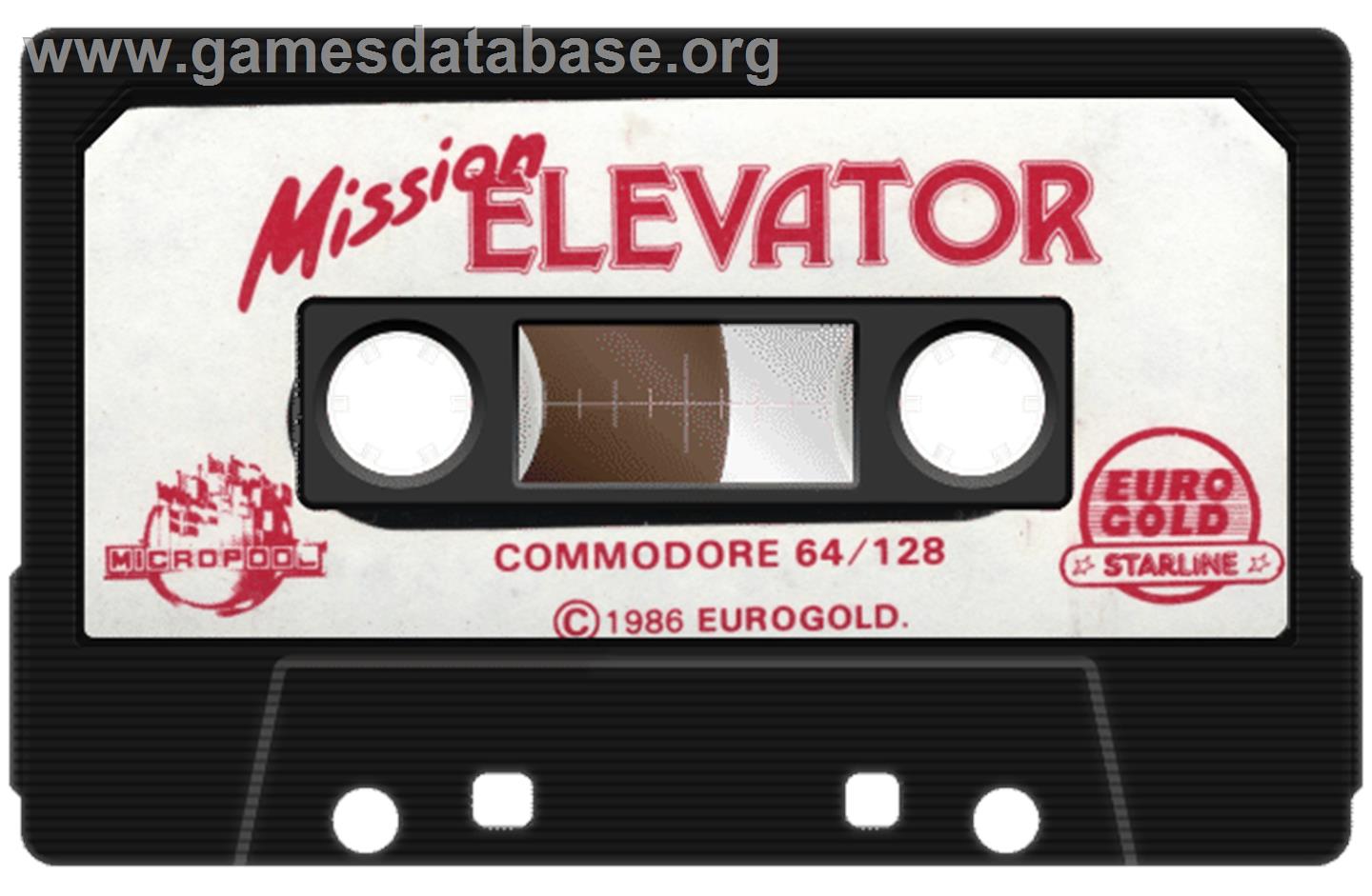 Mission Elevator - Commodore 64 - Artwork - Cartridge