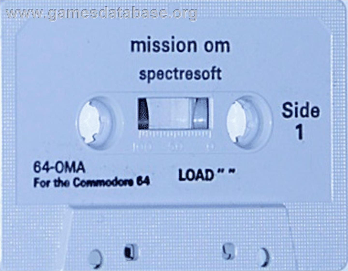 Mission Om - Commodore 64 - Artwork - Cartridge