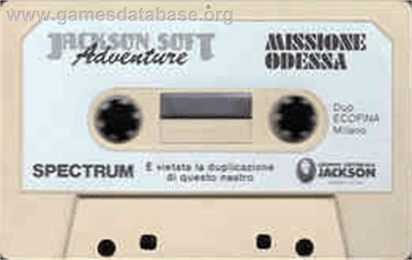Missione Odessa - Commodore 64 - Artwork - Cartridge