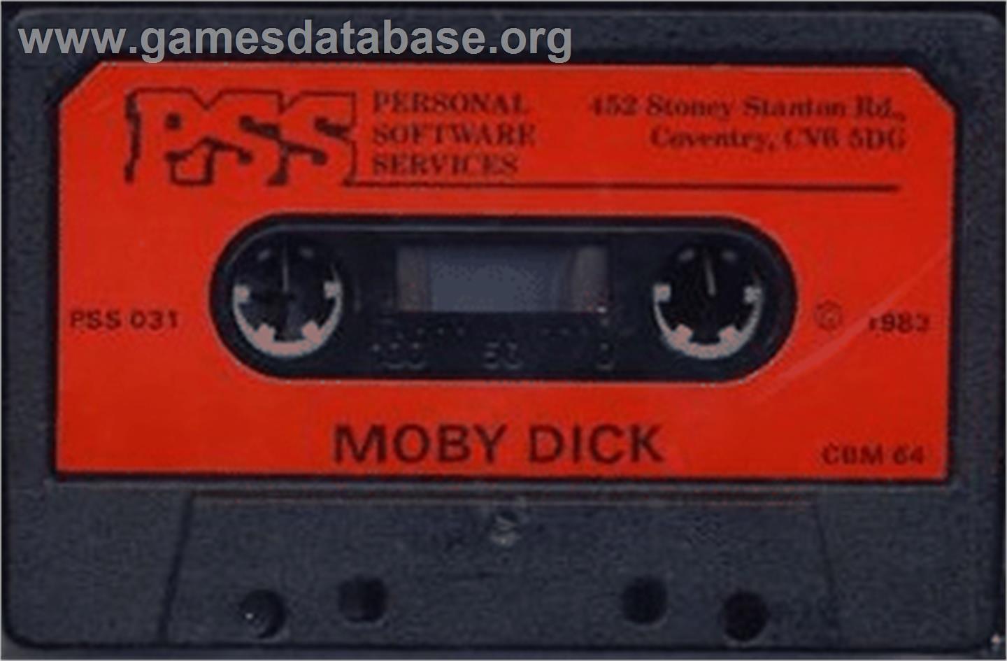 Moby Dick - Commodore 64 - Artwork - Cartridge