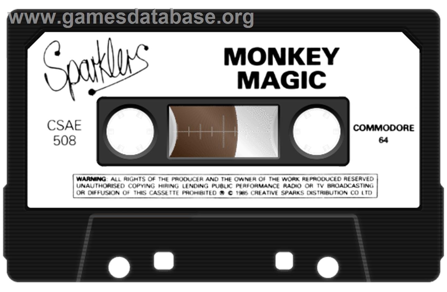 Monkey Magic - Commodore 64 - Artwork - Cartridge