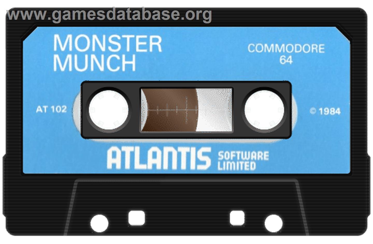 Monster Munch - Commodore 64 - Artwork - Cartridge