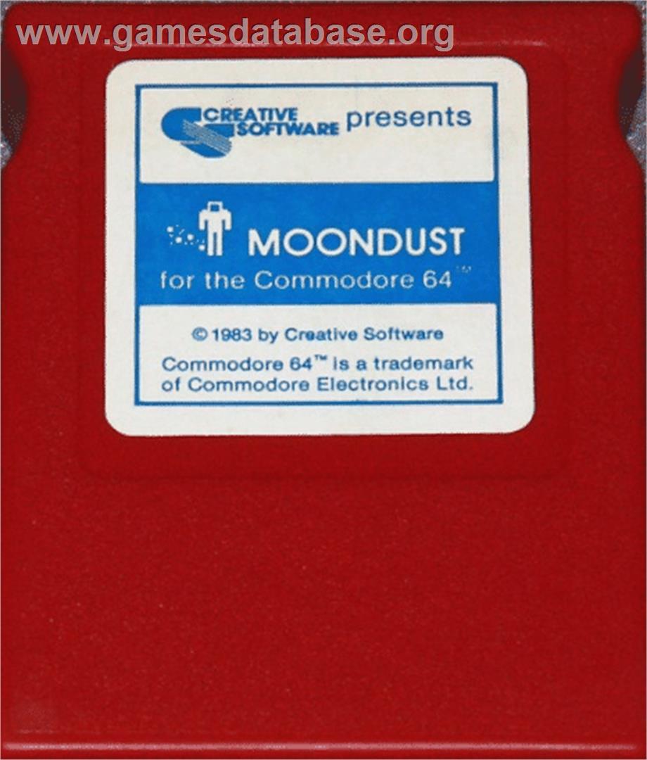 Moon Dust - Commodore 64 - Artwork - Cartridge