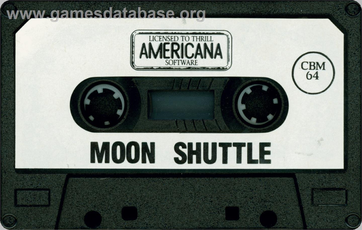 Moon Shuttle - Commodore 64 - Artwork - Cartridge