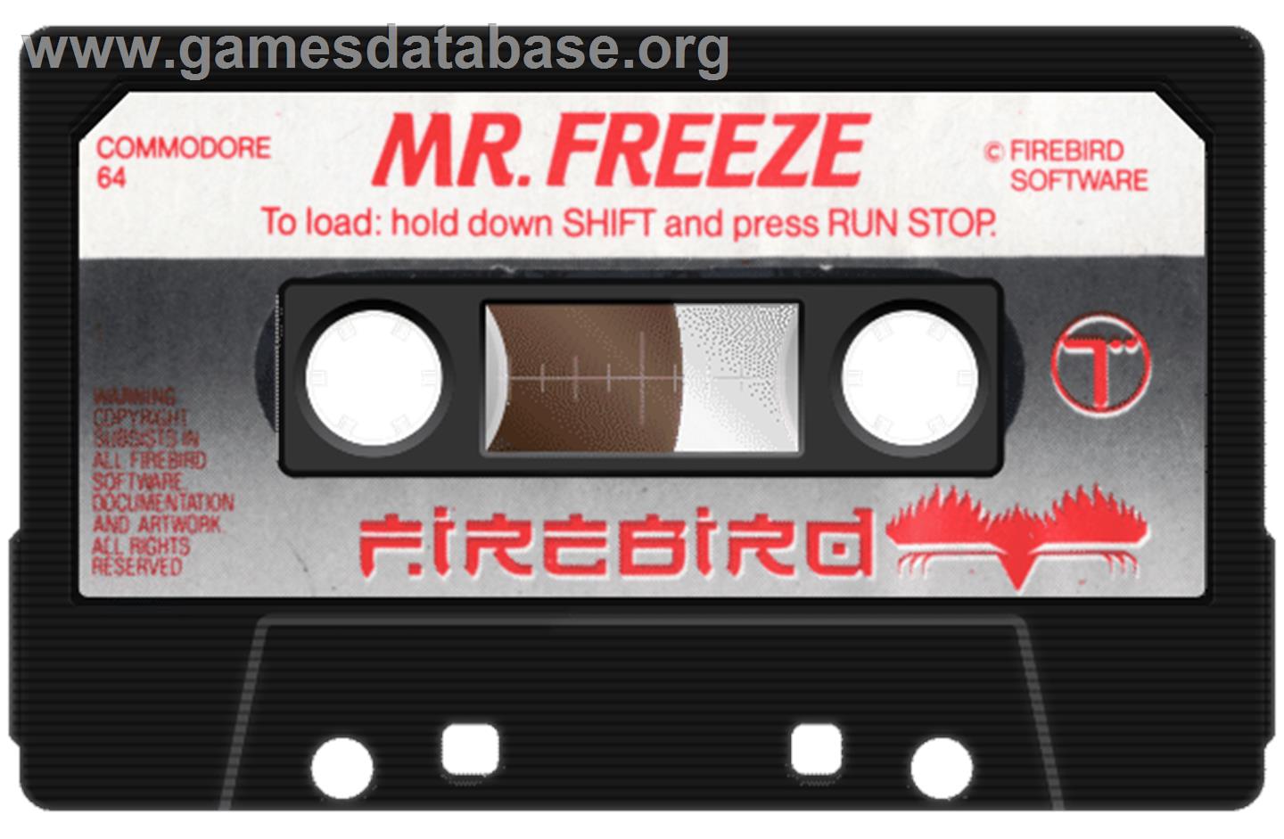 Mr. Freeze - Commodore 64 - Artwork - Cartridge