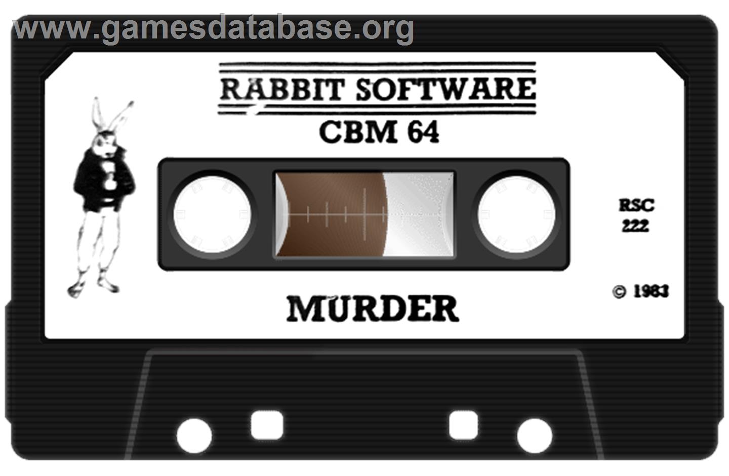 Murder (Rabbit Software) - Commodore 64 - Artwork - Cartridge