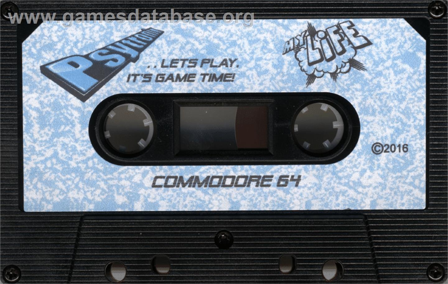 My Life - Commodore 64 - Artwork - Cartridge