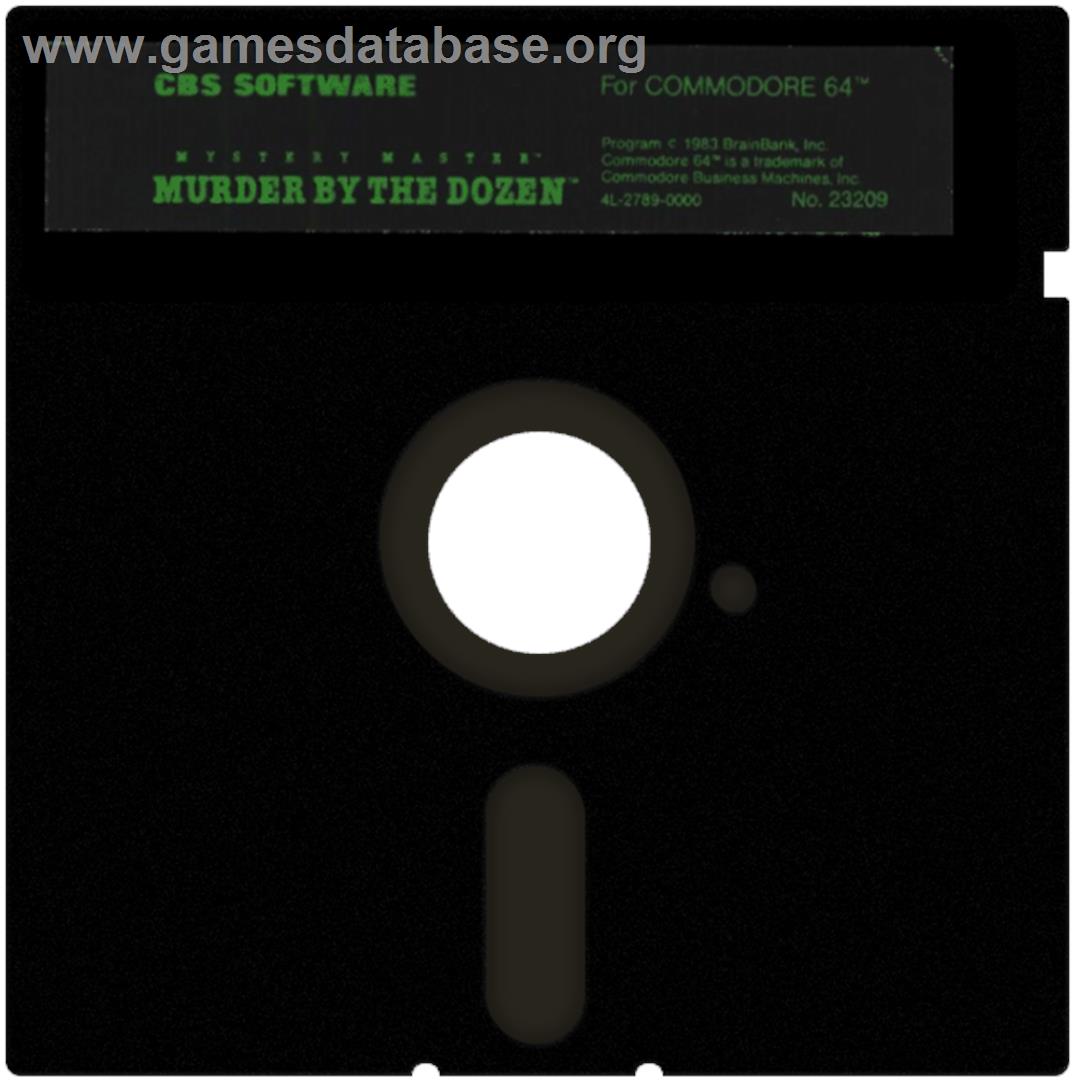 Mystery Master: Murder by the Dozen - Commodore 64 - Artwork - Cartridge