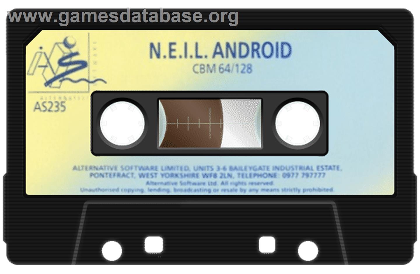 NEIL Android - Commodore 64 - Artwork - Cartridge
