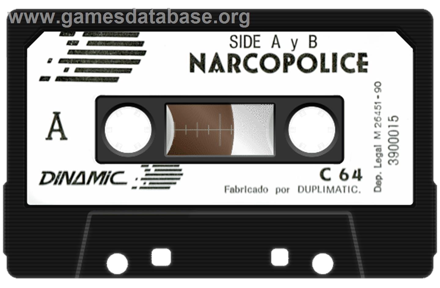 Narco Police - Commodore 64 - Artwork - Cartridge