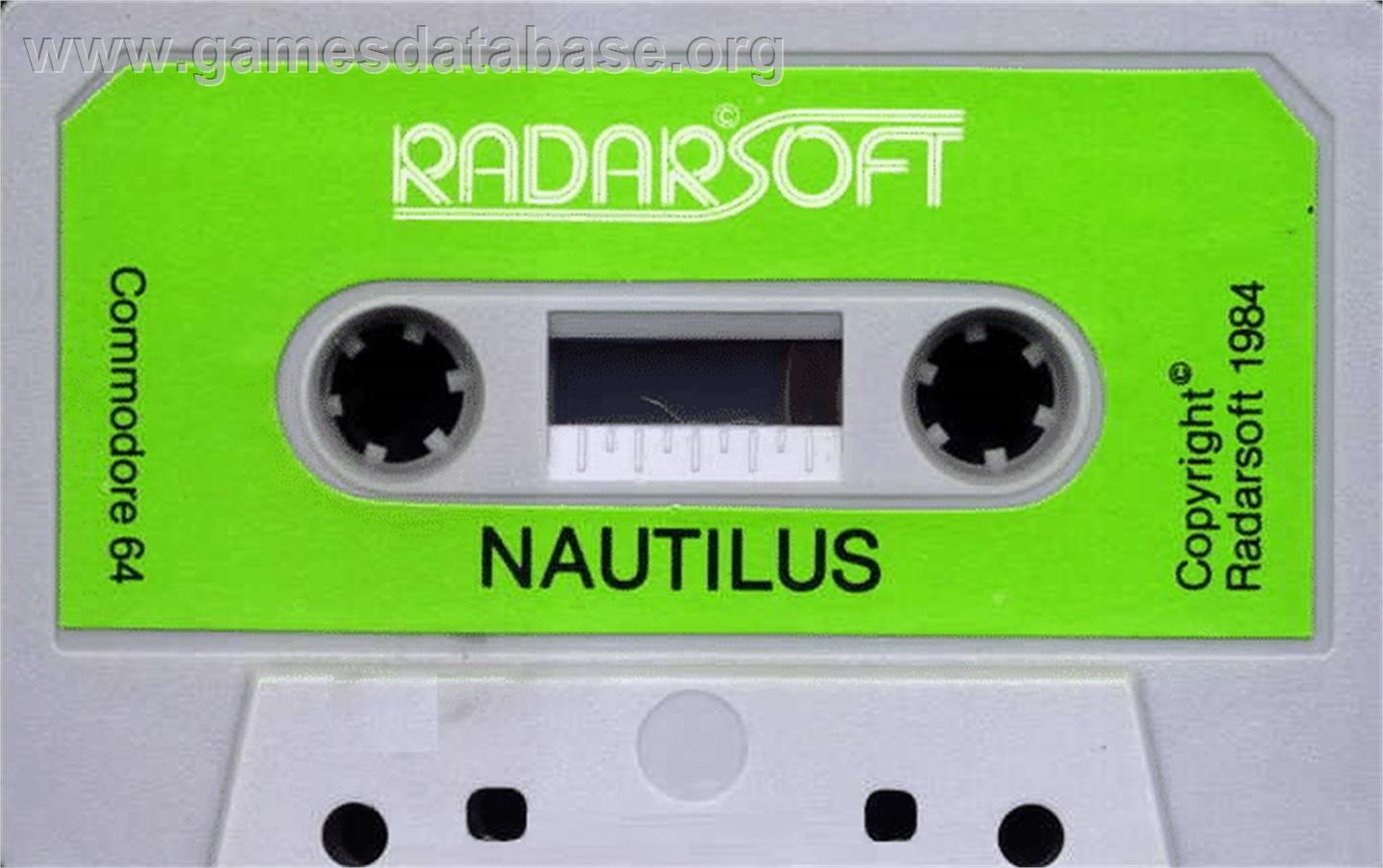 Nautilus - Commodore 64 - Artwork - Cartridge