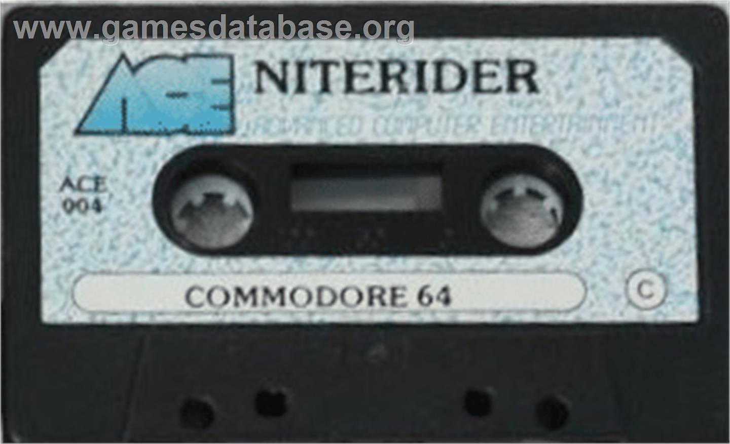 Niterider - Commodore 64 - Artwork - Cartridge