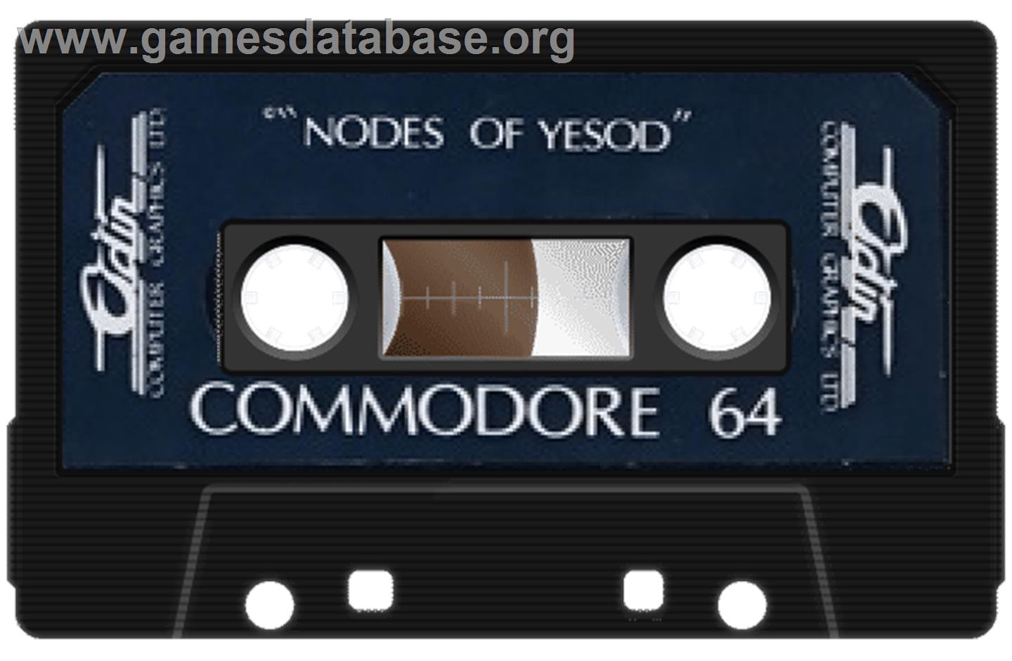 Nodes of Yesod - Commodore 64 - Artwork - Cartridge