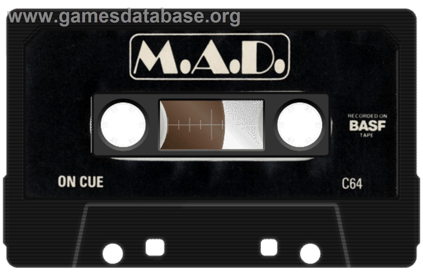 On Cue - Commodore 64 - Artwork - Cartridge