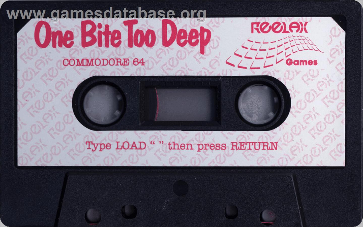 One Bite Too Deep - Commodore 64 - Artwork - Cartridge