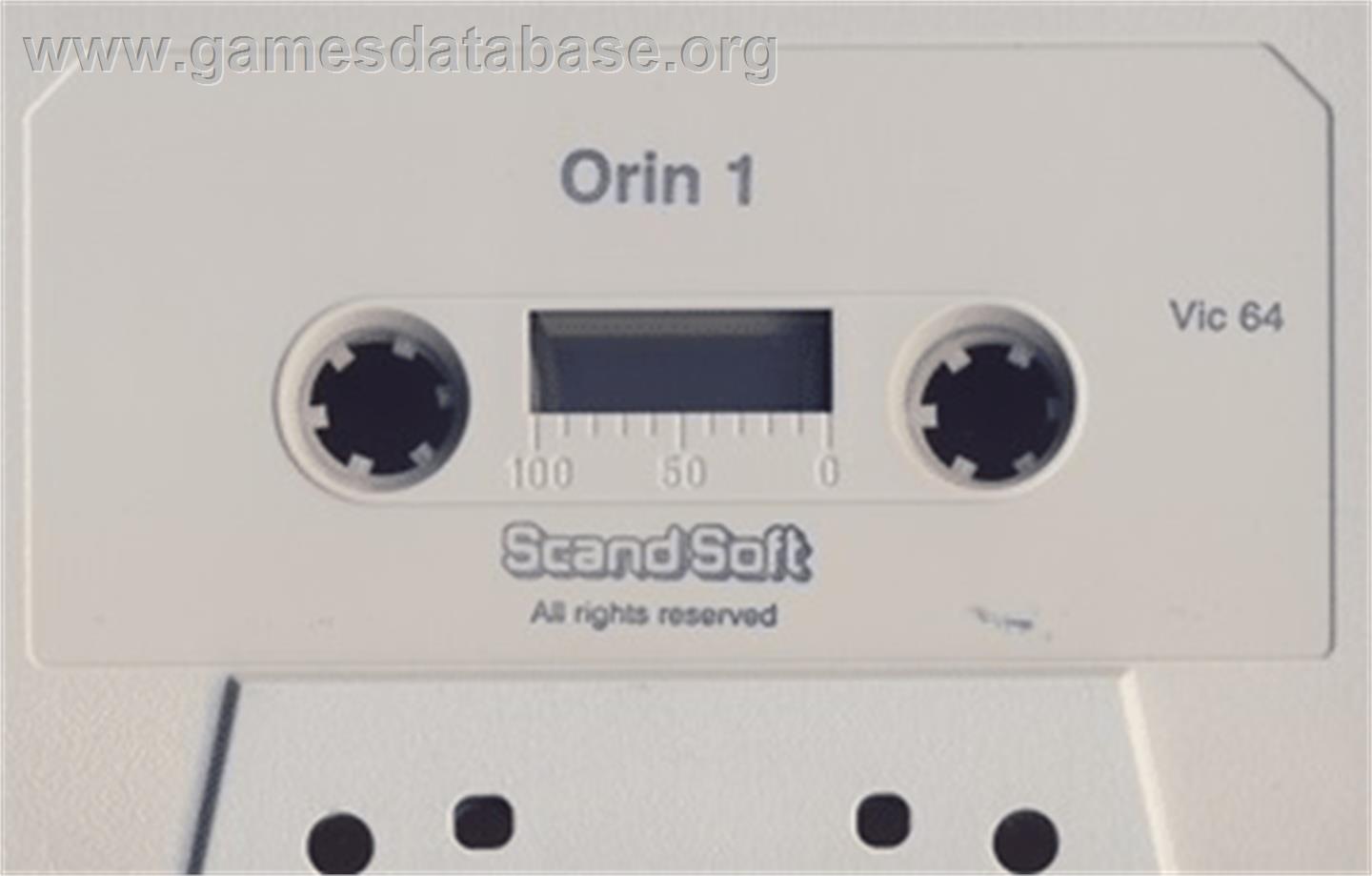 Orin 1 - Commodore 64 - Artwork - Cartridge