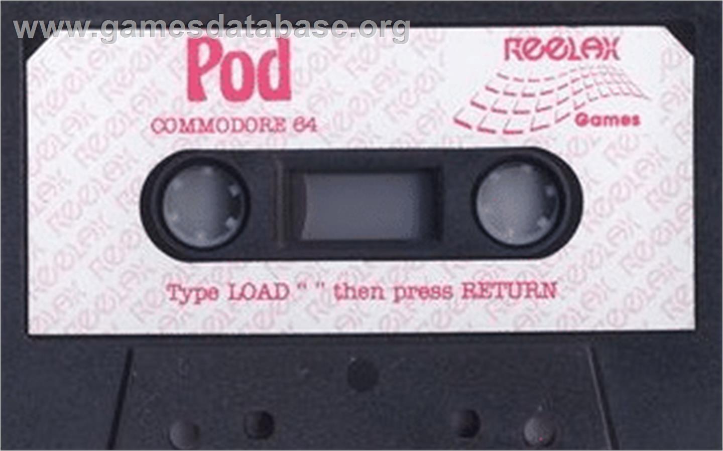 P.o.d. - Commodore 64 - Artwork - Cartridge