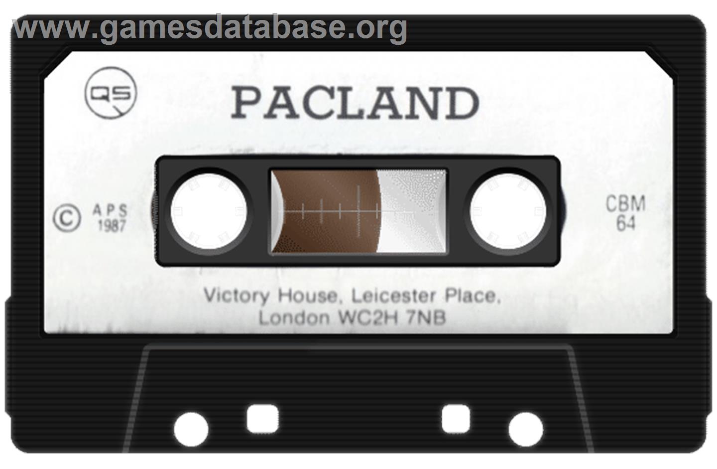 Pac-Land - Commodore 64 - Artwork - Cartridge