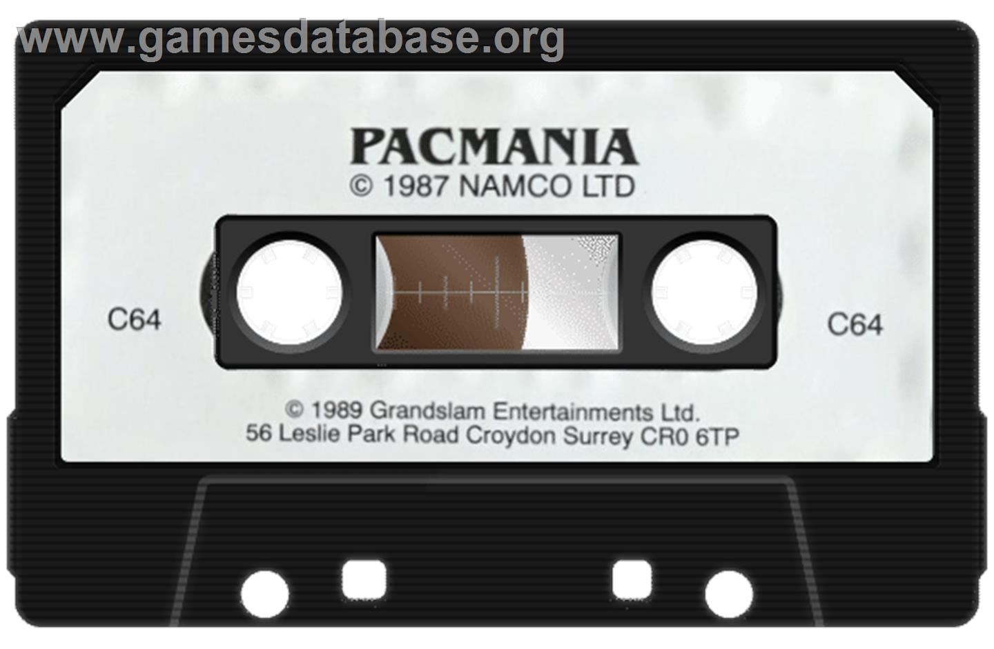Pac-mania - Commodore 64 - Artwork - Cartridge