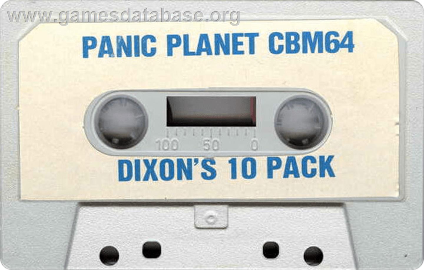 Panic Planet - Commodore 64 - Artwork - Cartridge
