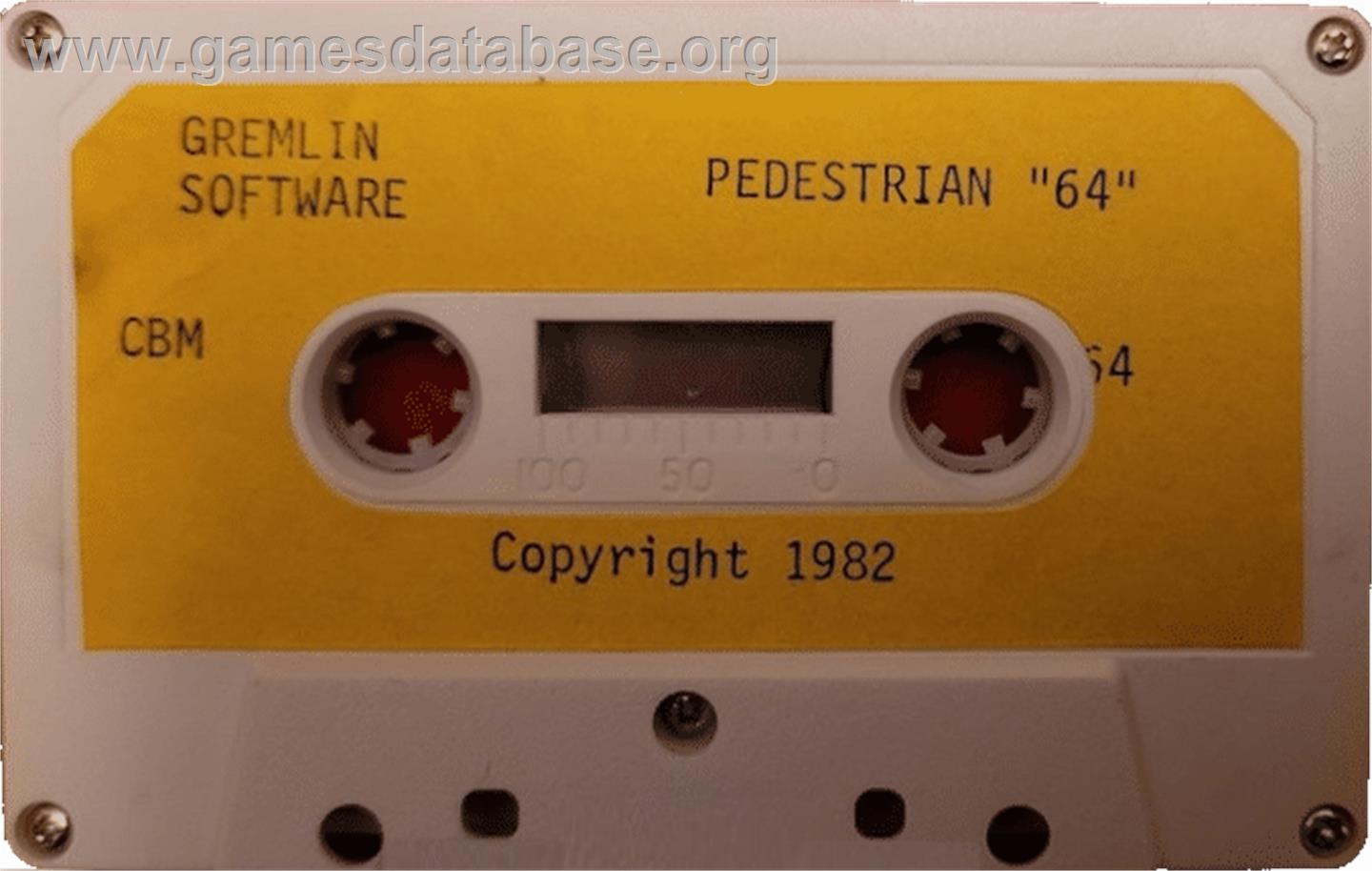 Pedestrian - Commodore 64 - Artwork - Cartridge