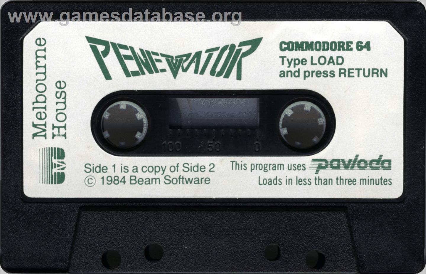 Penetrator - Commodore 64 - Artwork - Cartridge