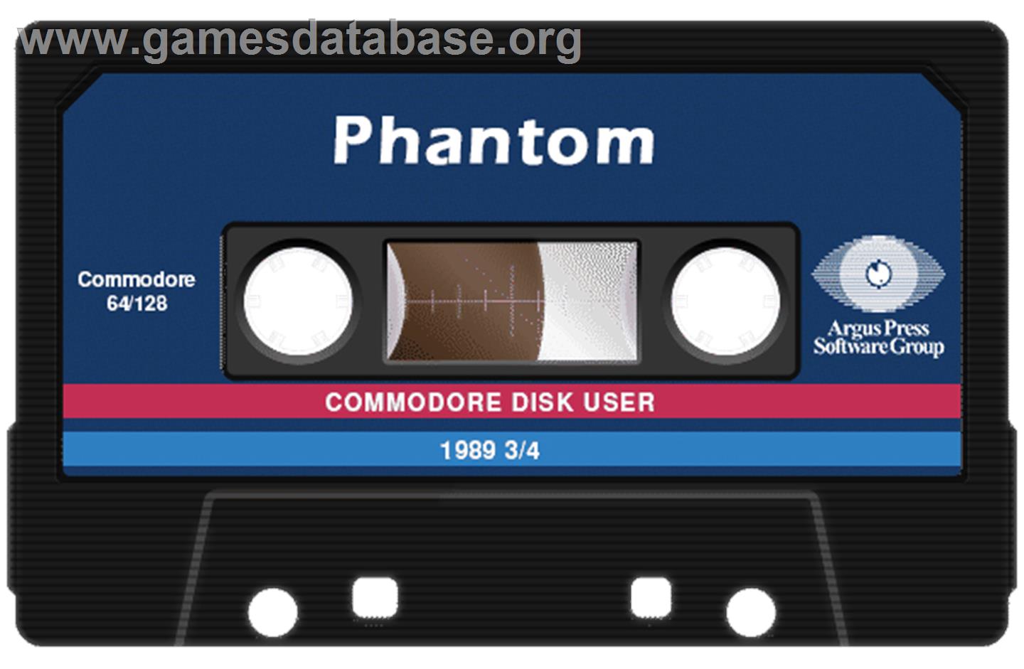 Phantom - The Mission - Commodore 64 - Artwork - Cartridge