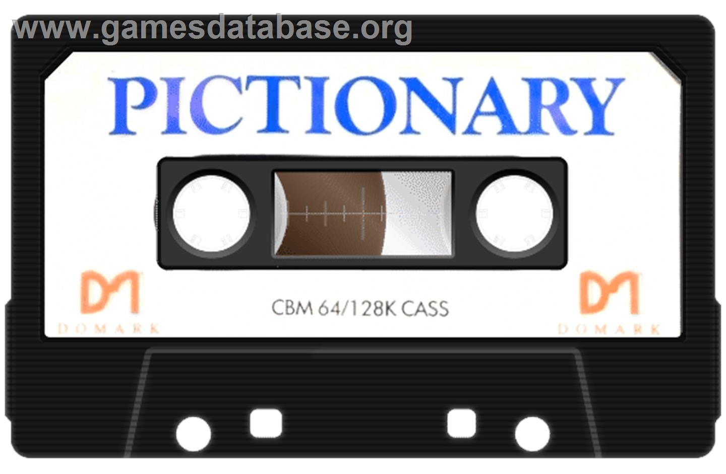 Pictionary - Commodore 64 - Artwork - Cartridge