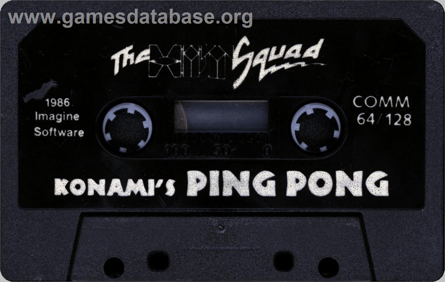 Ping Pong (Robtek Ltd.) - Commodore 64 - Artwork - Cartridge