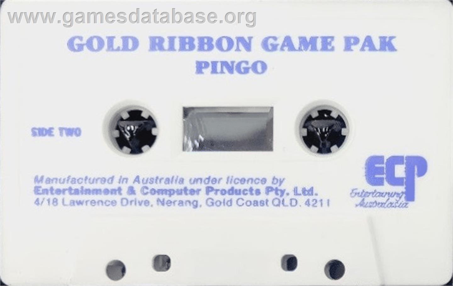 Pingo (ECP) - Commodore 64 - Artwork - Cartridge