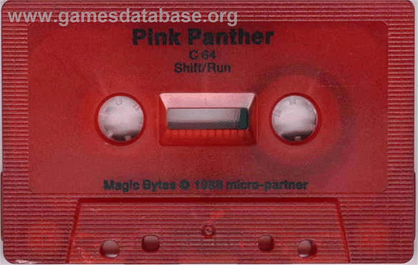 Pink Panther - Commodore 64 - Artwork - Cartridge