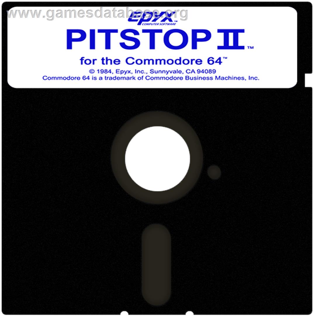 Pitstop 2 - Commodore 64 - Artwork - Cartridge